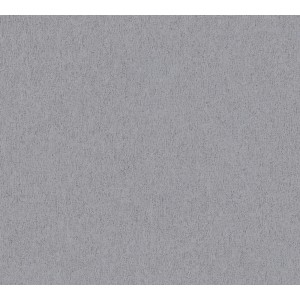 A.S. Création Vliestapete Uni Dunkelgrau mit feiner Struktur.