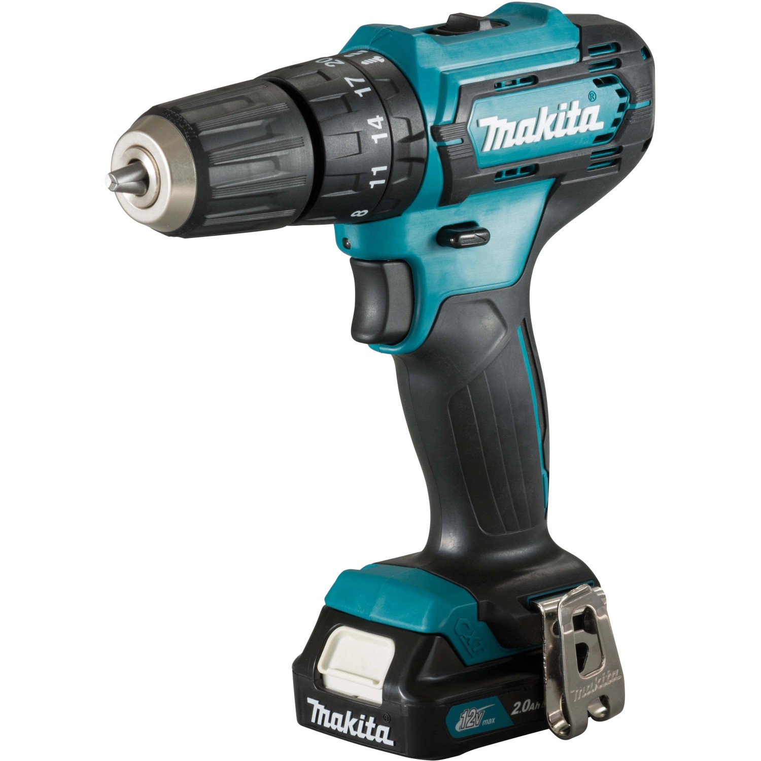 Makita 12 V Akku-Schlagbohrschrauber HP333DSAX1 inkl. 2 Ah Akkus mit Koffer