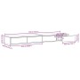 vidaXL Bettschubladen Weiß 135 x 36,5 x 16,5 cm Holzwerkstoff 866987_12