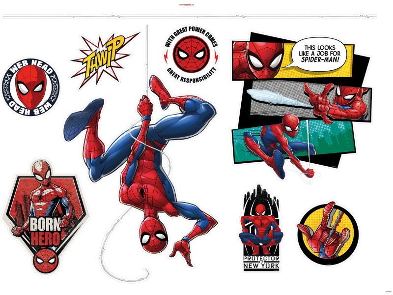 Komar Deko-Sticker Spider-Man Head 100 x 70 cm kaufen bei OBI