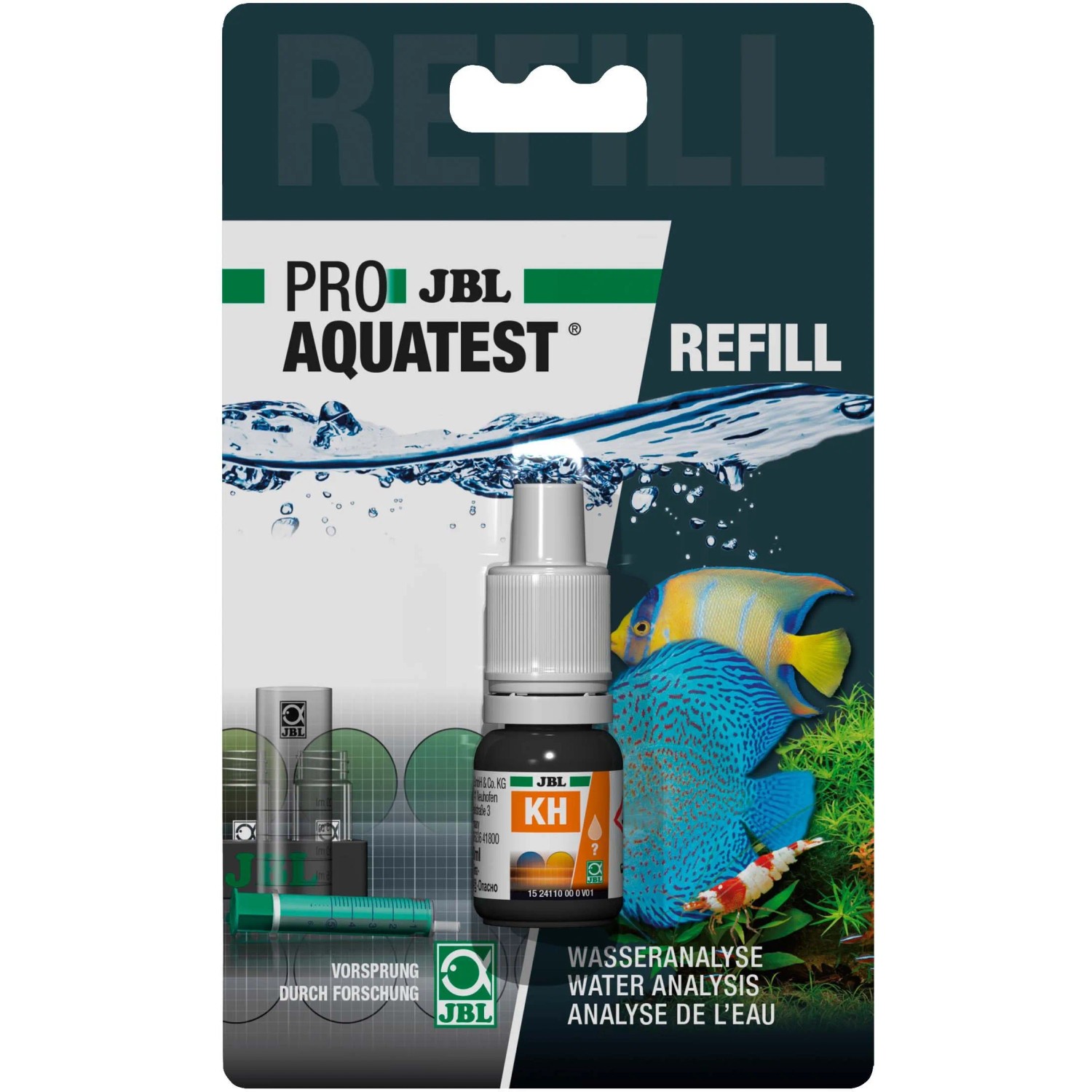 JBL Wassertest-Reagenz ProAquaTest KH Karbonathärte Refill
