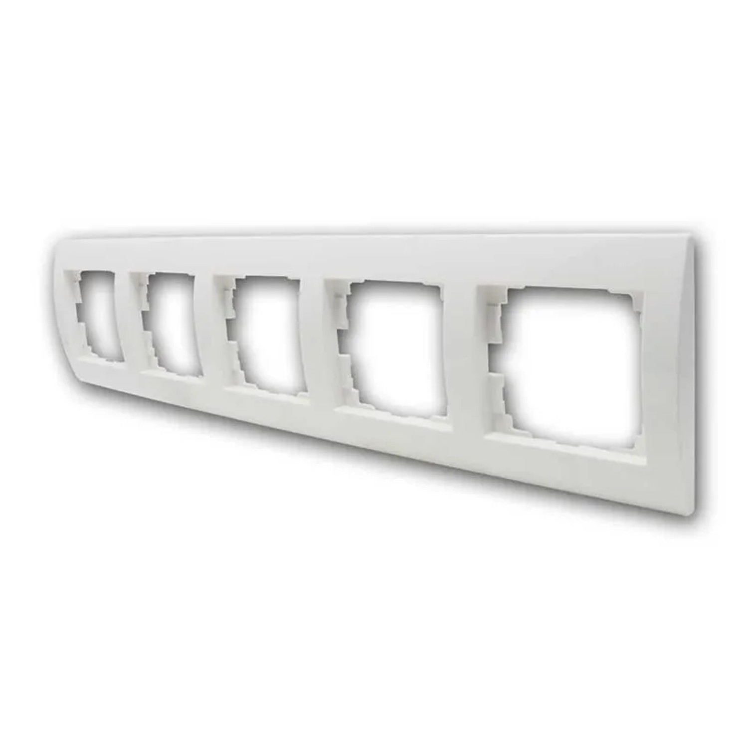 Kanlux LOGI Rahmen 5-Fach Horizontal Weiß
