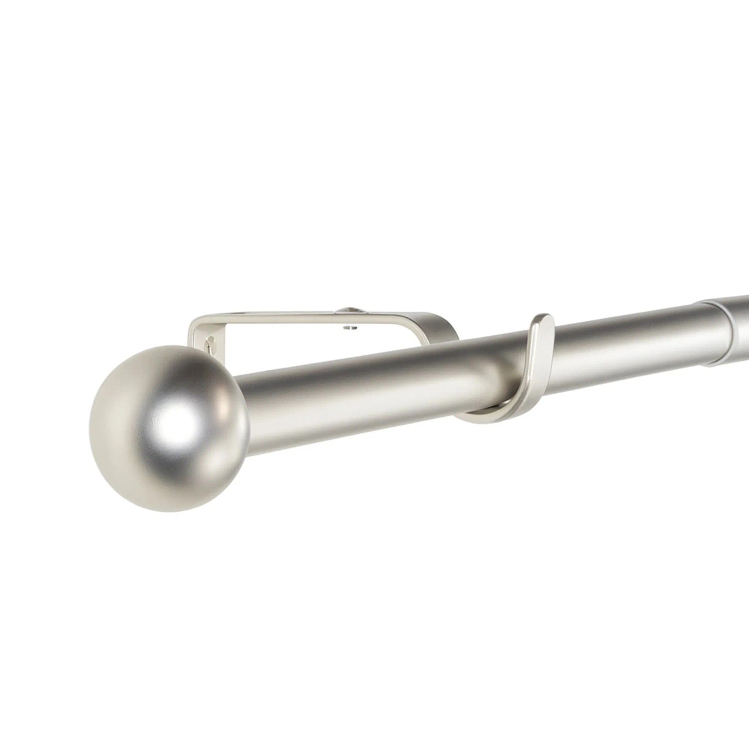 Deco-Raum Gardinenstangen Set Ausziehbar 1-Lauf Kugel Flexa Ø 16/19 mm 160- günstig online kaufen