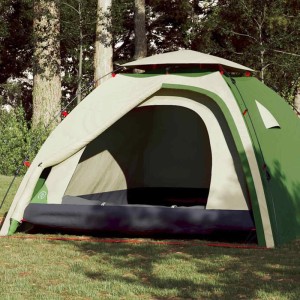 Furnicato Campingzelt Kuppelzelt 326 X 260 X 175 Cm Grün
