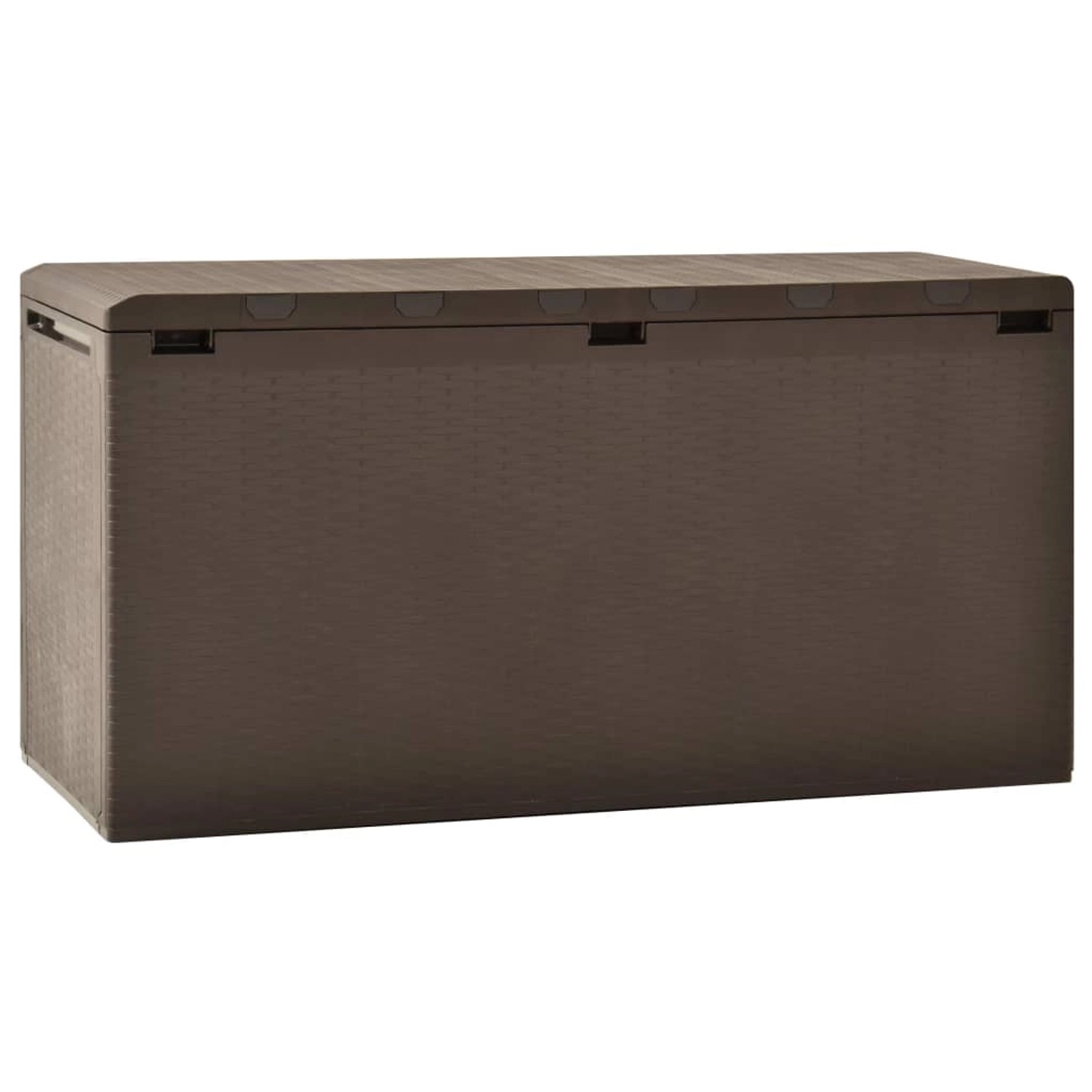 furnicato Gartenbox Braun 114x47x60 cm