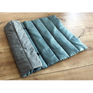 Grün-blaue Heim Tierdecke Forest, 92x68 cm, für Hunde und Katzen.