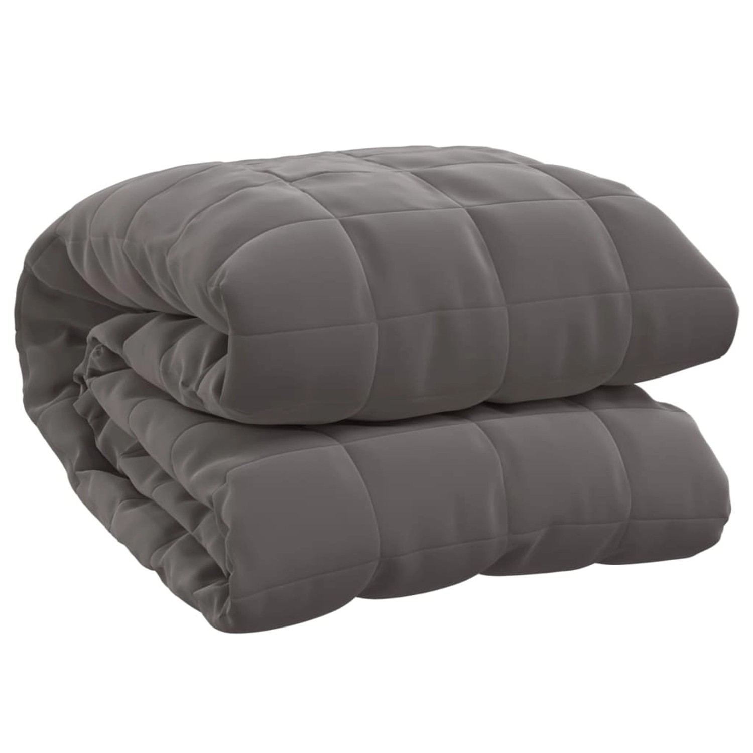 vidaXL Gewichtsdecke Grau 137x200 cm 6 kg Stoff Modell 1 günstig online kaufen