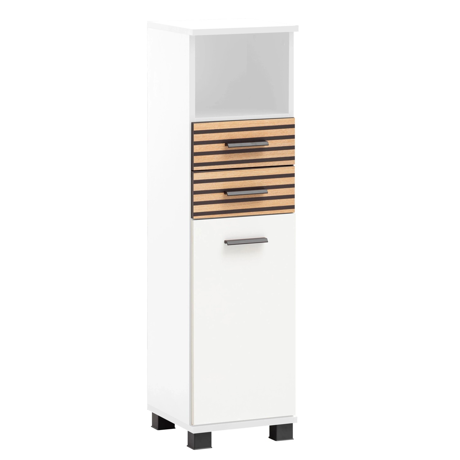 Schildmeyer Highboard Katta HB 300 Weiß-Matt 110,5 cm x 32,6 cm x 30,3 cm