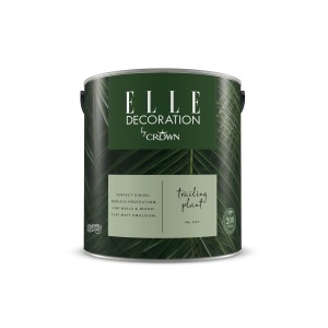ELLE DECORATION by Crown Wandfarbe Trailing Plant No. 323, matte, 2,5 Liter Dose.