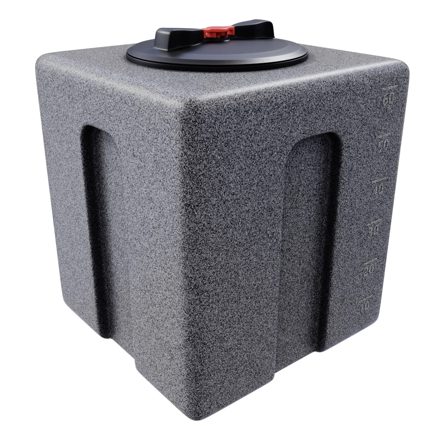 KMND 60L Kubus Trinkwasser Wassertank Marmoriert