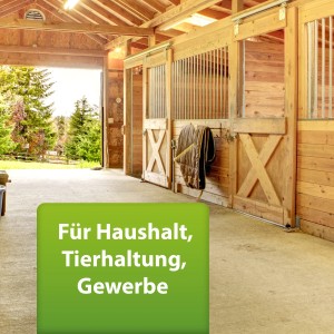 Anwendungsbereiche von Ardap Repell Fliegenspray: Haushalt, Tierhaltung, Gewerbe.