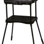 Tepro Albertville Elektrogrill als Standgrill in Schwarz mit Windschutz und Warmhalterost.