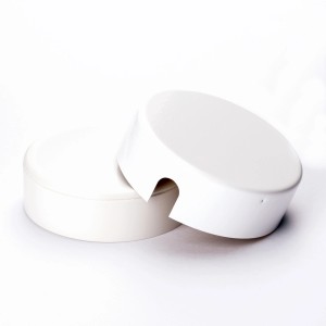 Weiße Orion Lightstyle Verteilerdose aus Metall, Ø 70mm, für Lampen und Leuchten.