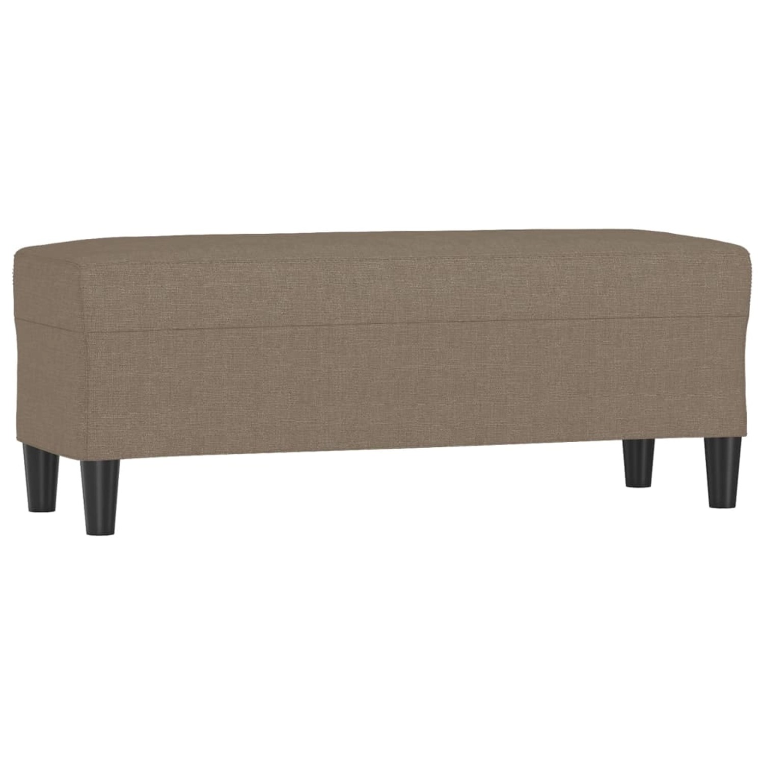 vidaXL Sitzbank Taupe 100x35x41 cm Stoff 349414 günstig online kaufen