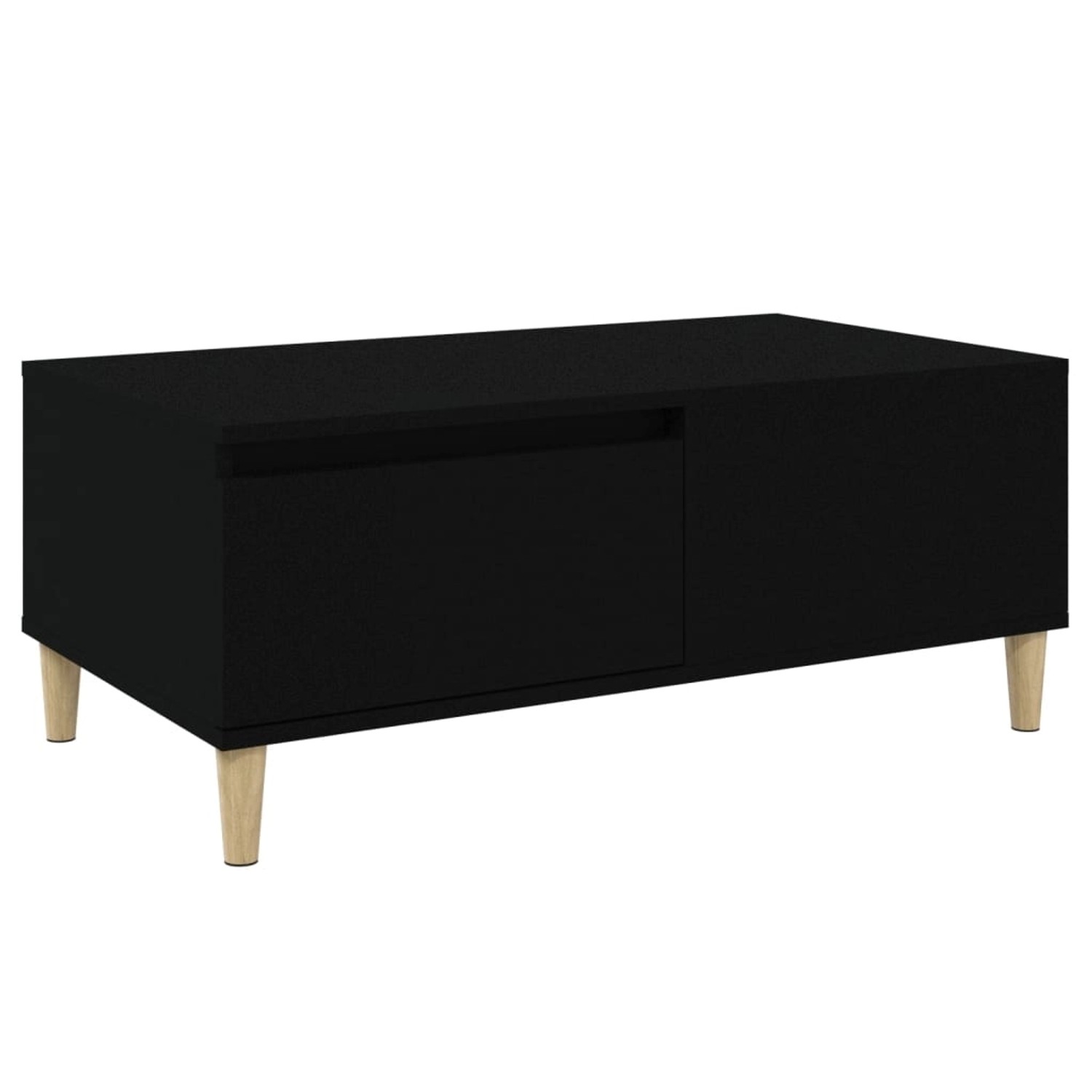 Vidaxl Couchtisch Schwarz 90x50x36,5 Cm Holzwerkstoff günstig online kaufen