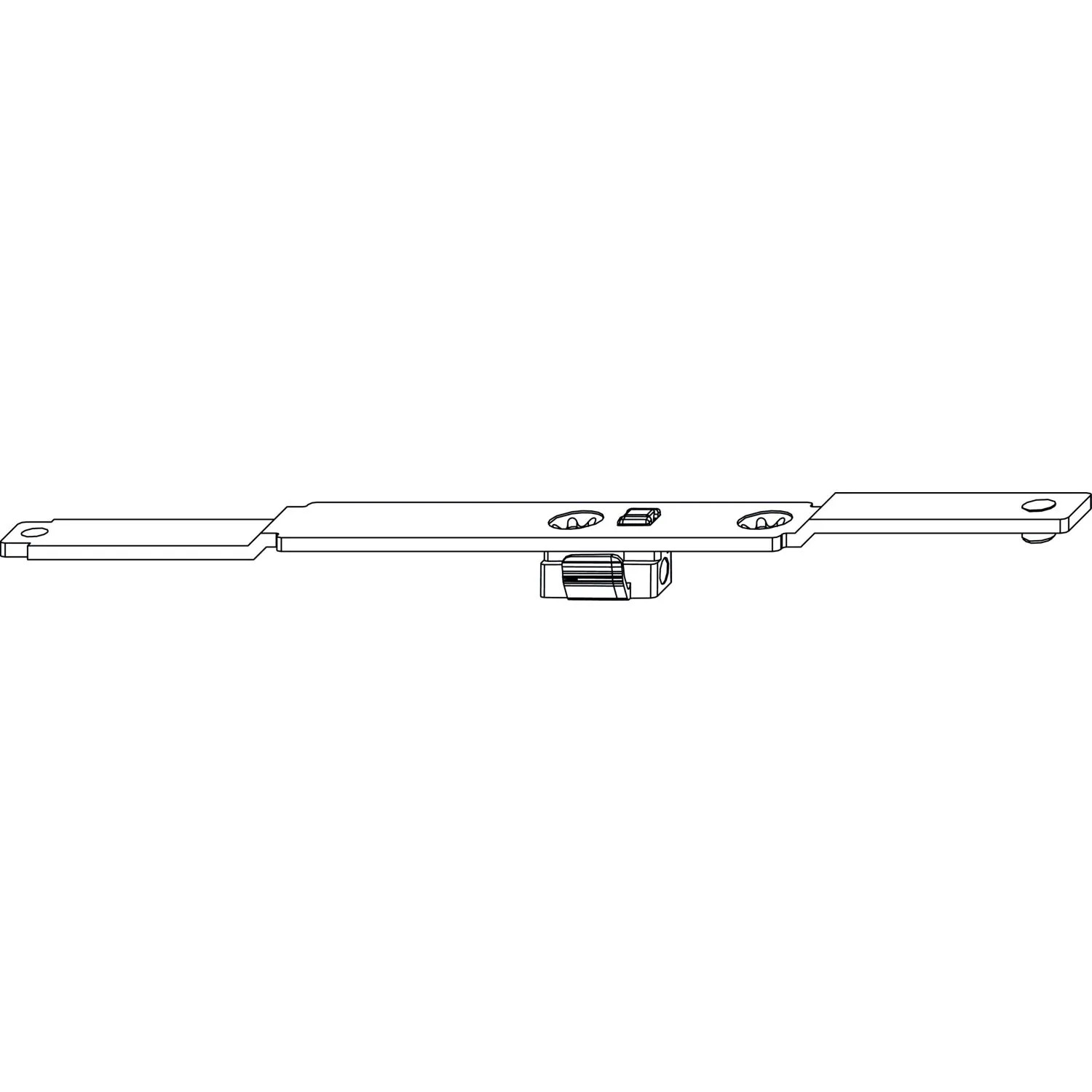 Maco Stulpverlängerung für Drehband Mammut 180kg Länge 170mm Silber