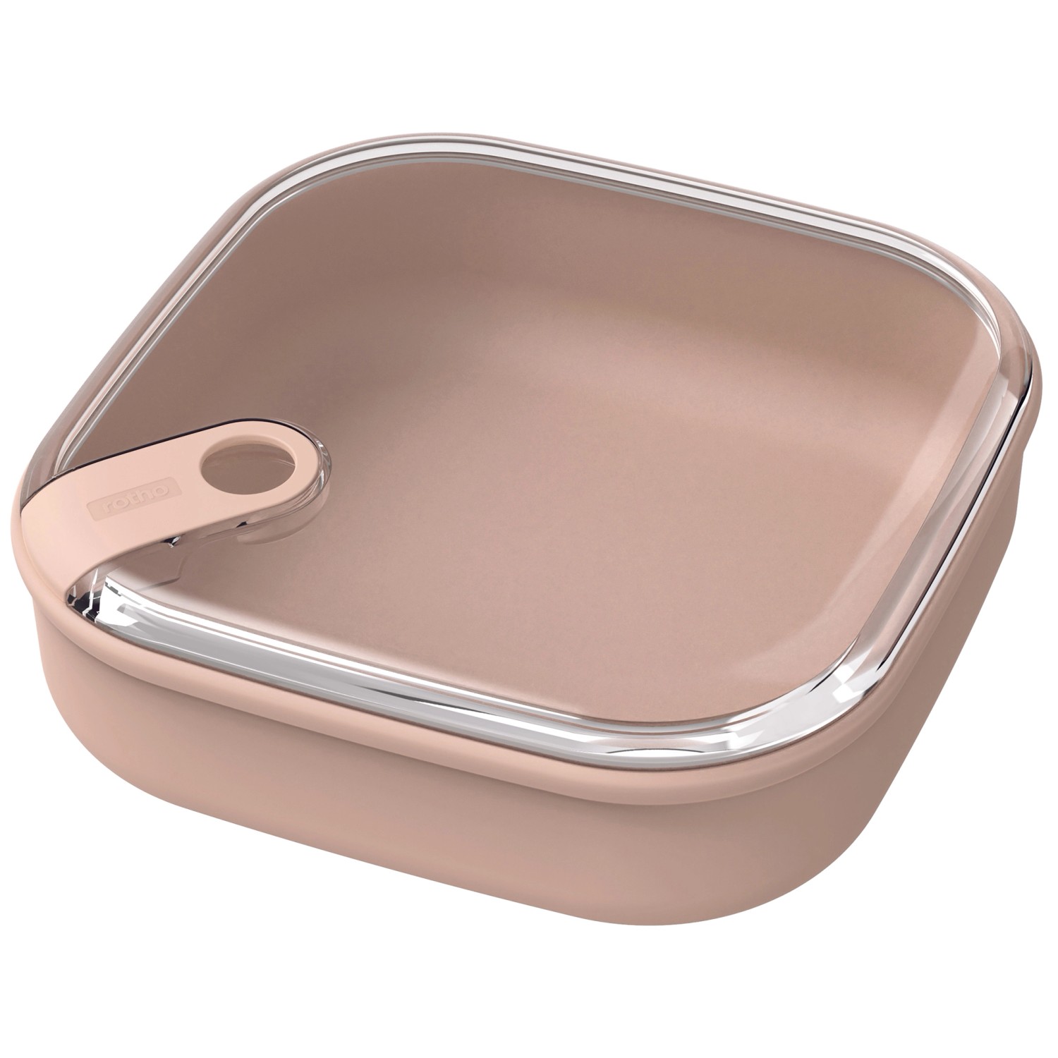 Rotho Frischhaltedose Ela Flach 1, Rosa