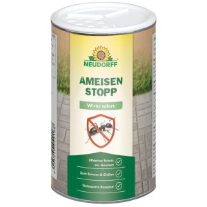 Neudorff Ameisen-Stopp 300g: Dose mit Granulat zur Ameisenbekämpfung für Haus und Garten.