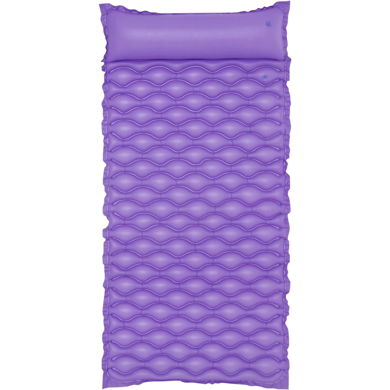 Lila Bestway Luftmatratze Float'n Roll, 213x86 cm, mit integriertem Kopfkissen für entspanntes Baden.