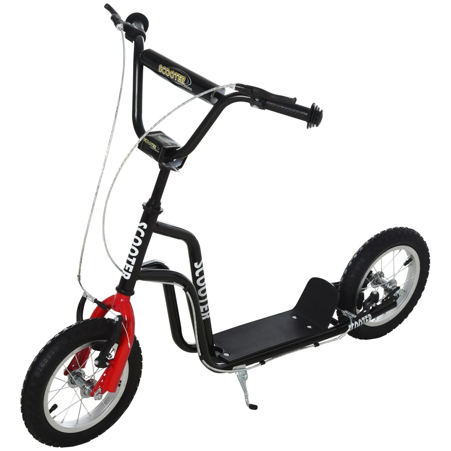 HOMCOM Kinderroller Lenker Verstellbar mit Luftreifen