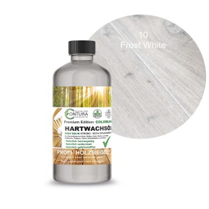 Contura Hartwachsöl Colorline Frost White, 250ml Flasche. Holzöl für Parkett, Dielen und Möbel.
