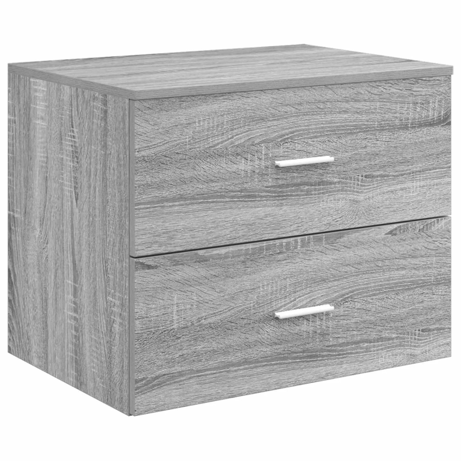 vidaXL Wandaufbewahrung Badezimmer Sonoma-Grau 62,5 x 44,5 x 50 cm 890331
