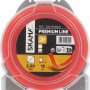 Skana Premium Mähfaden, 4-Kant, 2 mm x 15 m, rot, für Rasentrimmer & Sensen.