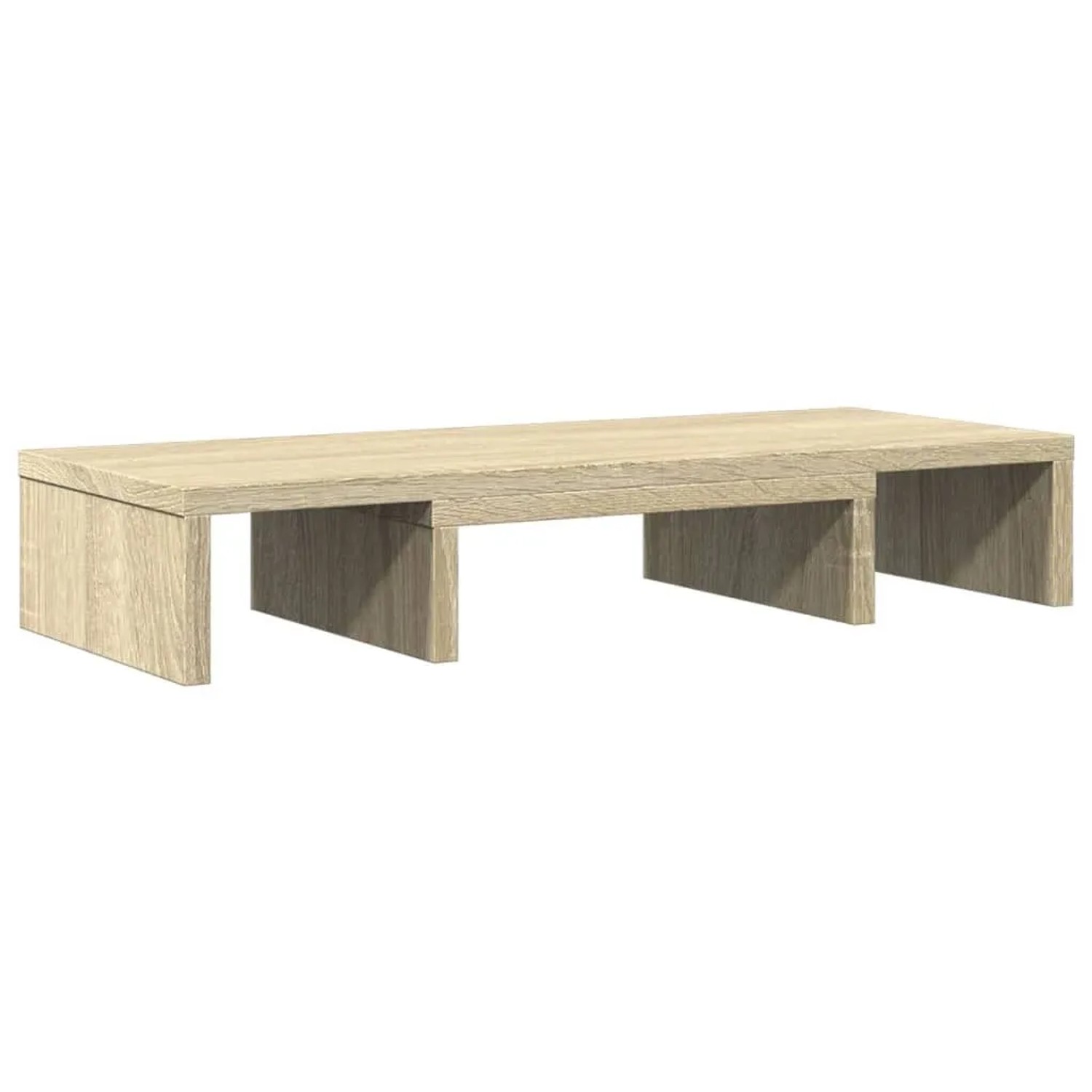 vidaXL Monitorständer Verstellbar Sonoma-Eiche 60x24x10,5 cm 854627