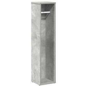 VidaXL Badezimmerschrank in Betongrau mit Rollenhalter, 20,5x20x90 cm.