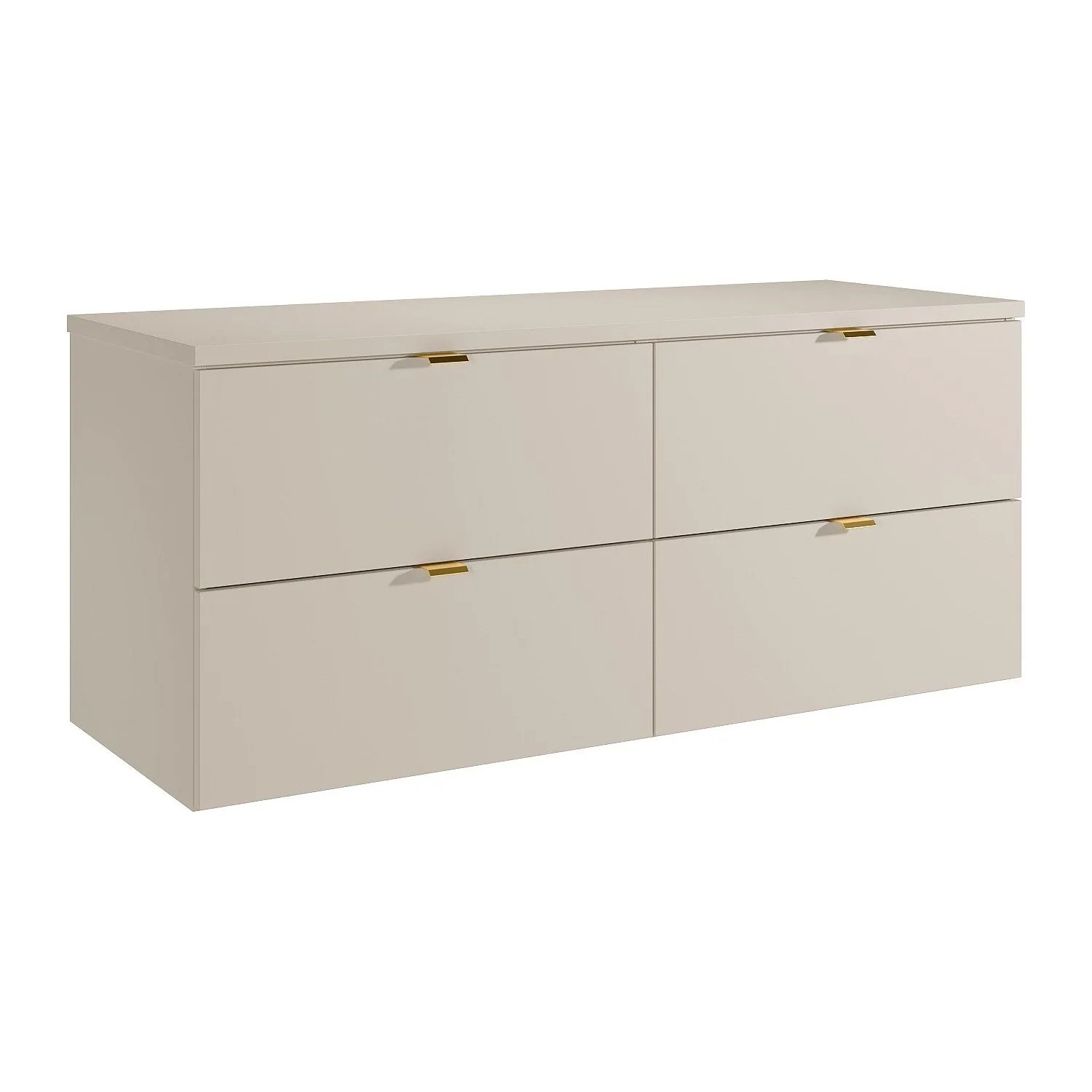 Vente-unique Waschbeckenunterschrank Lavena Beige 120 cm