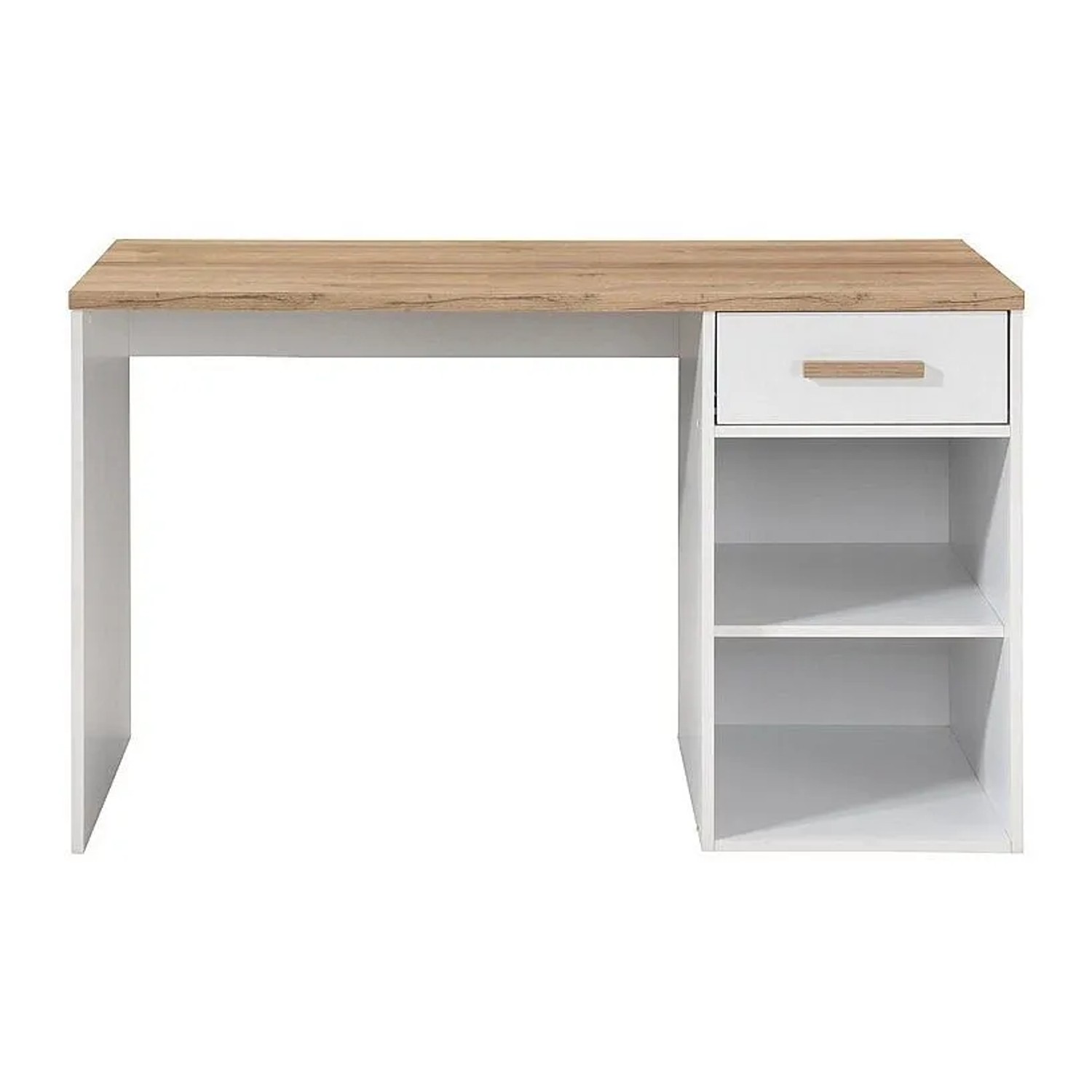 Vente-unique Schreibtisch Skaido Naturfarben Hell  Weiß 120 cm