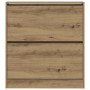 vidaXL Schuhschrank Räuchereiche 80 x 21 x 87,5 cm Holzwerkstoff 862215_6