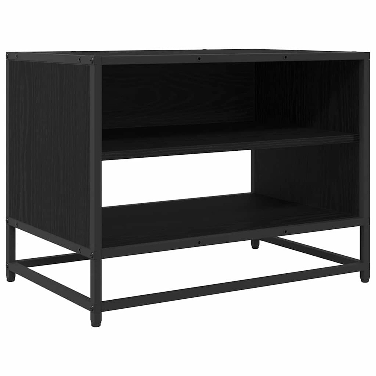 vidaXL TV-Schrank Schwarz Eichen-Optik 61 x 40 x 46 cm Holzwerkstoff 883577