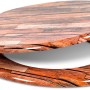 Sanfino WC-Sitz Industrial Wood mit Absenkautomatik, Holz-Optik für Toiletten.