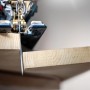 Bosch Expert Stichsägeblatt T308BO im Einsatz beim Holzsägen für ausrissfreie Schnitte.