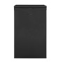 Schwarzer Telefunken Gefrierschrank, 63L, freistehend, kompaktes Design.