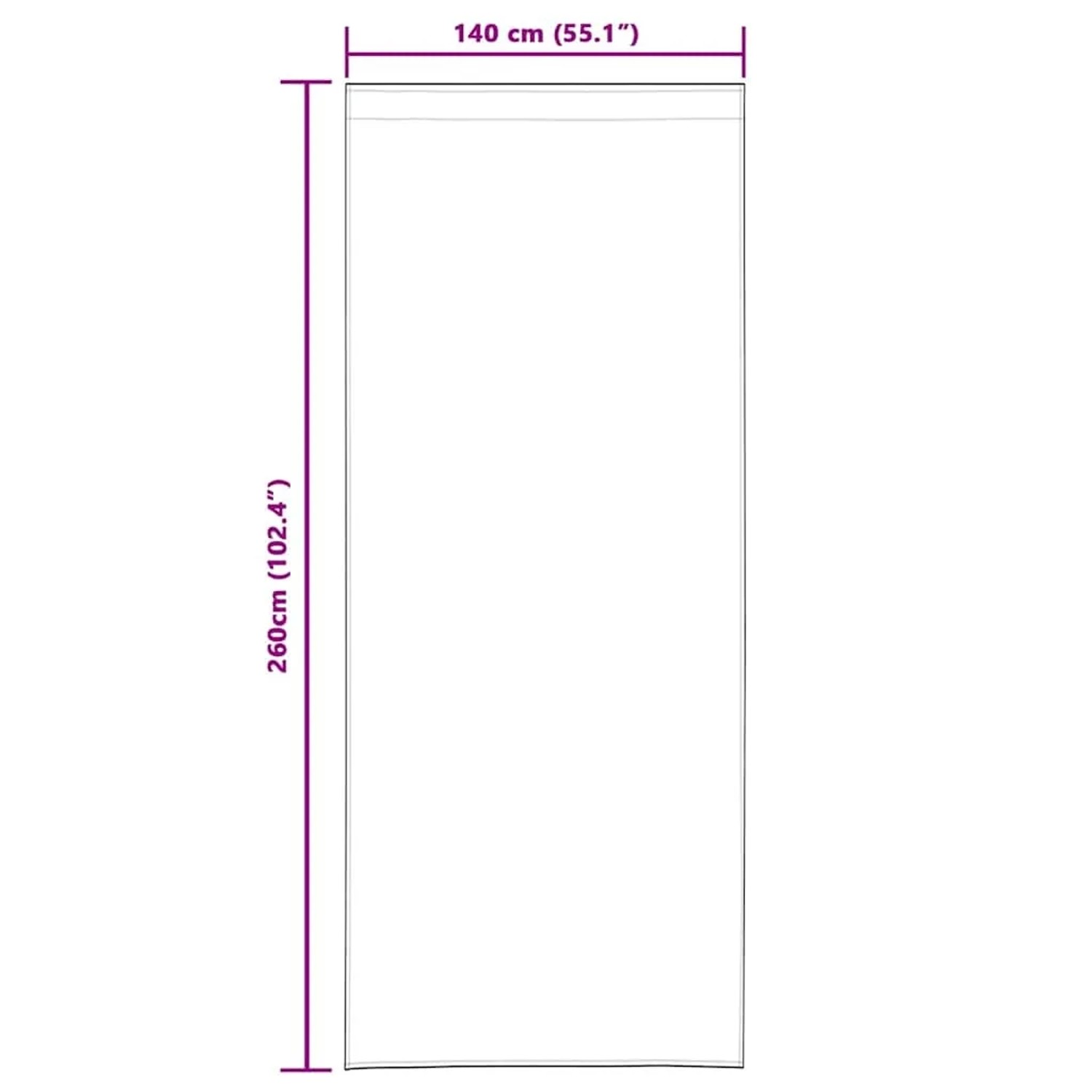 vidaXL Vorhänge 2 Stk Creme 140 x 260 cm Samt 4107187_9
