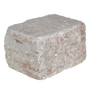 EHL Mauerstein Anzio-Antik-Light Halbstein, 25x18x15 cm, Sandsteinoptik für Mauern und Beete.