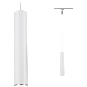 Paulmann URail Pendel Catalejo, Chrom matt, für URail Schienensysteme.