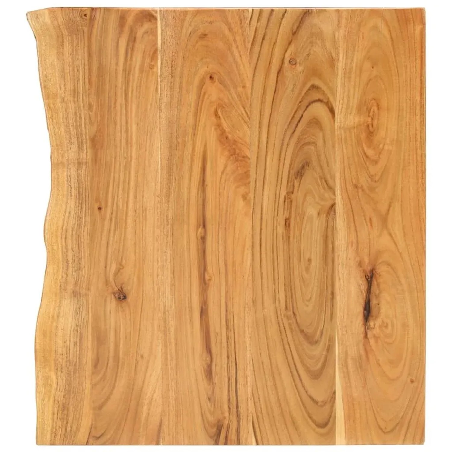 vidaXL Badezimmer-Waschtischplatte Massivholz Akazie 58x52x3,8 cm 286318