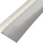 L-förmiges Glattblech aus Aluminium, naturfarben, 1000 mm lang.