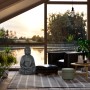 Relaxdays Buddha Figur Polyresin Anthrazit Wetterfest Frostsicher 70 cm x 45 cm x 35 cm 6,9 kg_5