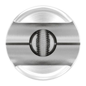 FeNau Halter Edelstahl V2A Für Klemmprofil Ø 18 mm Gerade Geschliffen Korn 240