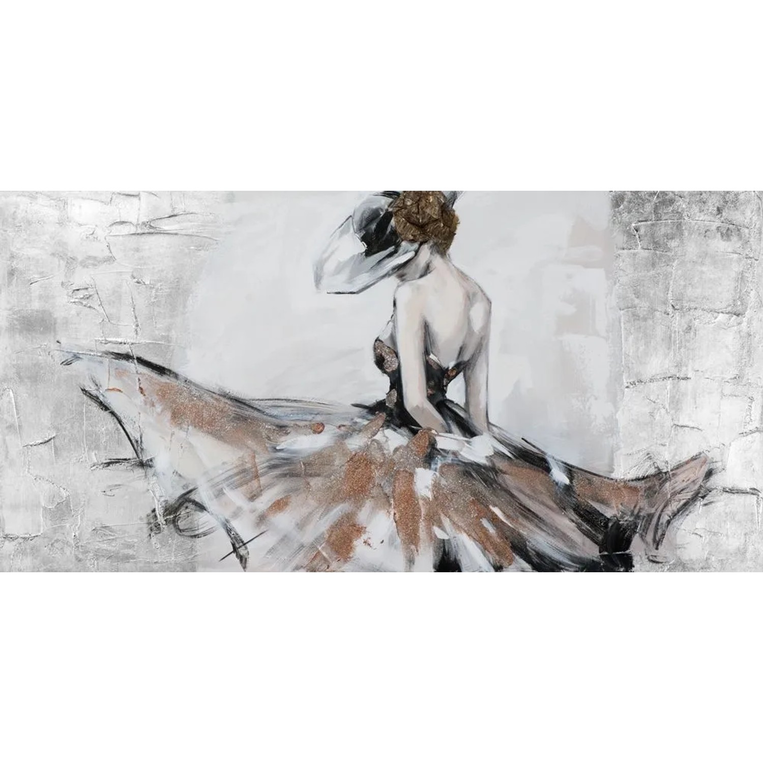 Art Universe Leinwandbild Der Vorhang Fällt 70 x 140 cm