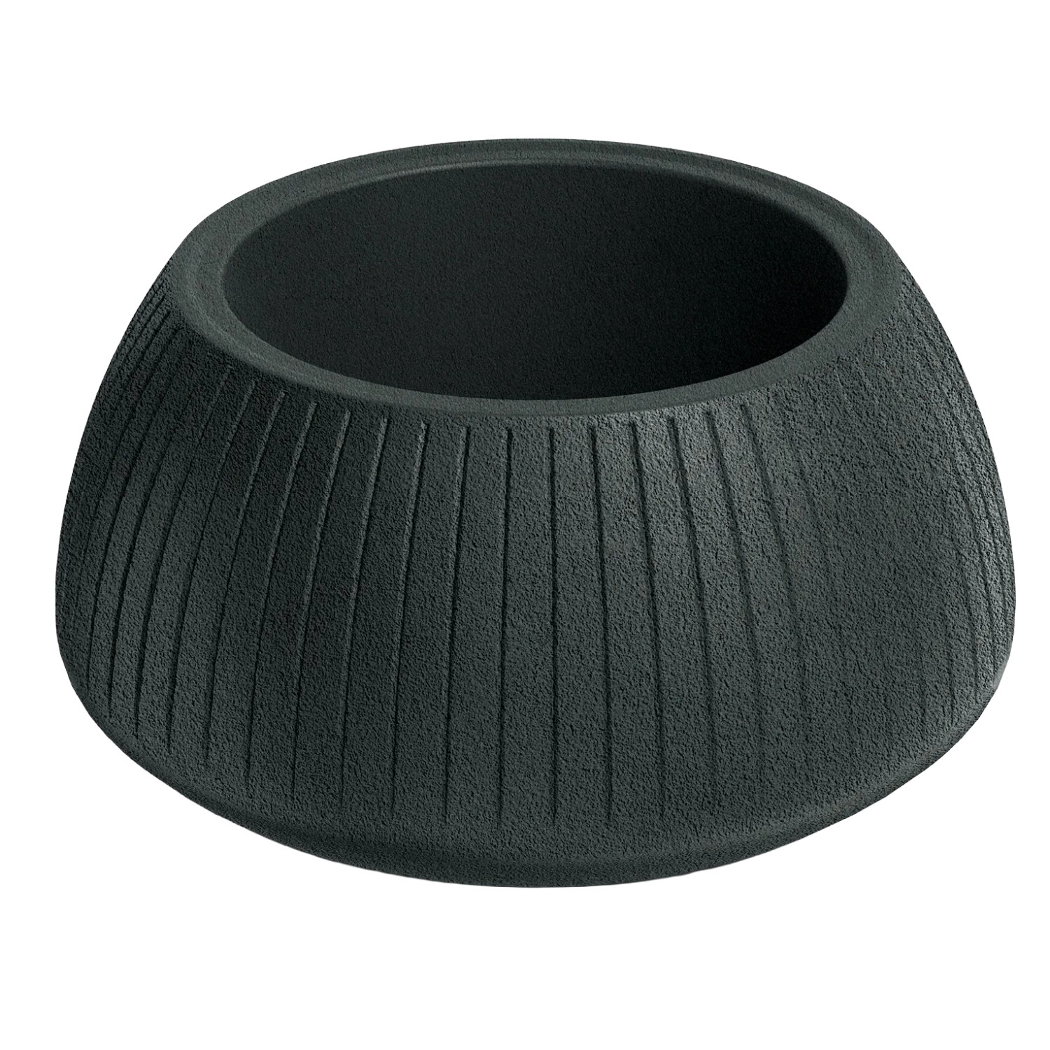 Prosperplast Blumentopf Coro Bowl Ø 20 cm x 40 cm Charcoal