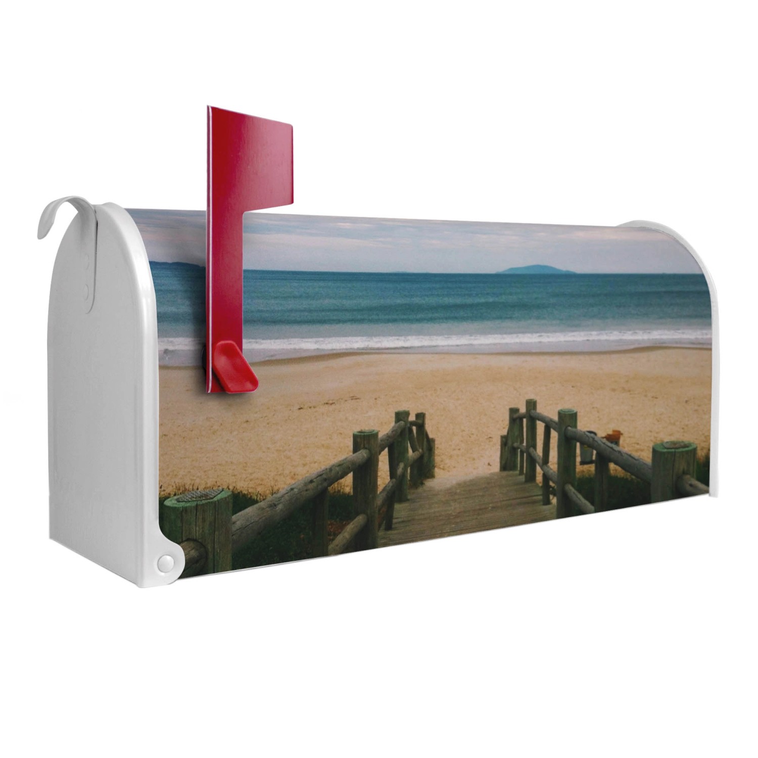 Banjado Amerikanischer Briefkasten Weiß 48x22x16cm US Mailbox Letterbox Pos günstig online kaufen