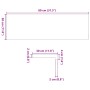 vidaXL Treppenstufen 4 Stk Dunkelbraun 80x30x2 cm Massivholz Eiche 3283020_11