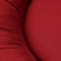 Detailaufnahme: Rotes, wasserfestes Knuffelwuff Hundebett Lucky aus Nylongewebe, Größe XXXL.