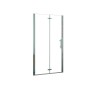 AICA Falttür Duschtür 80x185cm, ESG Glas, Drehtür Duschwand für barrierefreies Duschen.