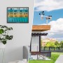 Bresser Solar-WLAN-Wetterstation 4CAST XL 7-in-1, schwarze Wetterstation mit Solar-Sensor.